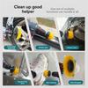 Electric Floor Scrubber 5-Piece Cleaning Brush Set Round For Carpet, Glass Car Wheel& Car Wash Tools