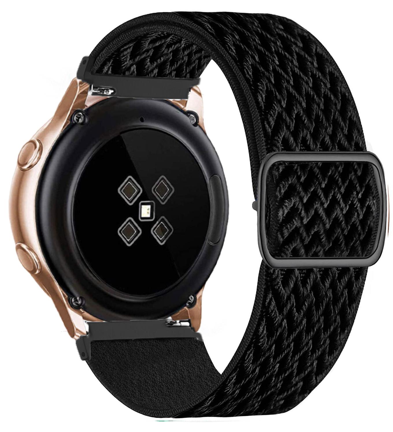 

20mm 22mm band For Samsung Galaxy Watch 4/7/6/classic/5/pro/FE/Gear S3 Elastic Nylon correa Huawei watch GT 2 6 5 4 3 pro strap 22mm