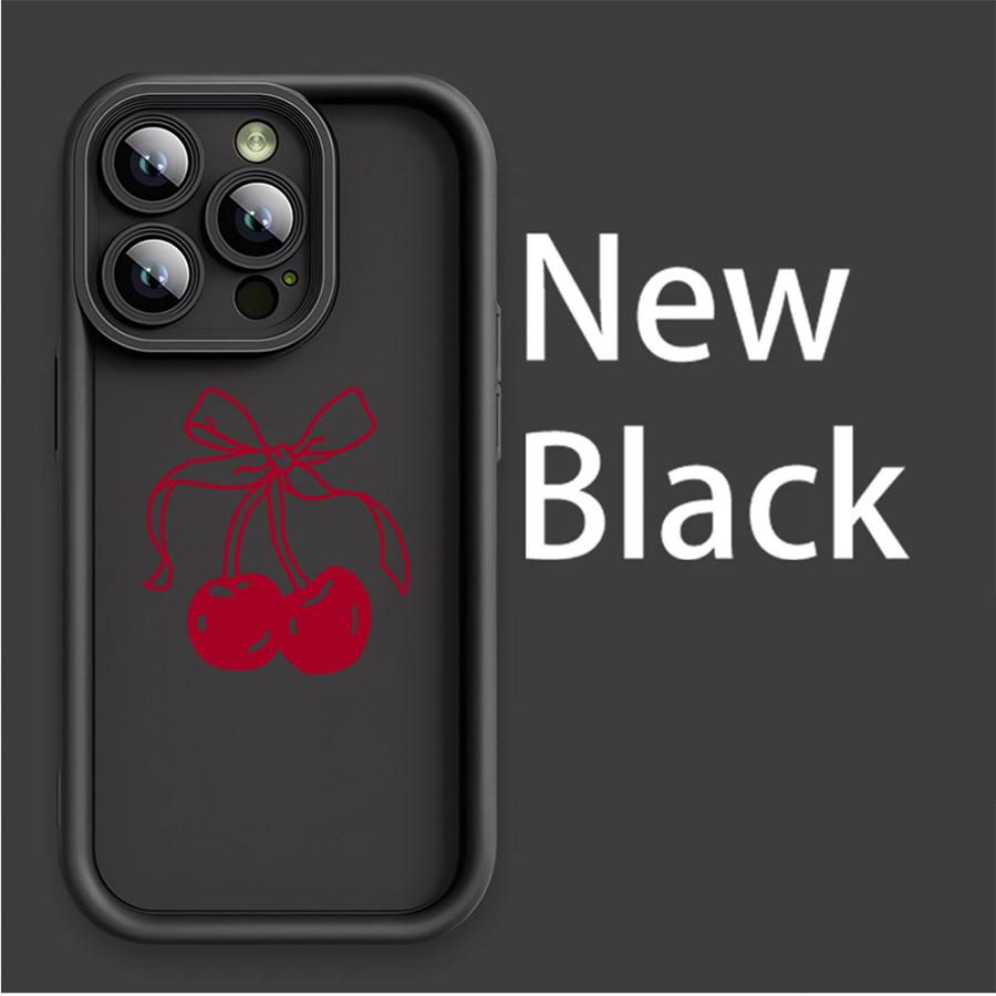 Cherry Flower Phone Case for Apple iPhone 16 11 13 15 12 14 Pro Max 13 12 14 Plus 16 11 15 Pro Silicone Soft Cover