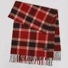 Winter new versatile plaid scarf women's color matching warm fringed scarf checkerboard high-end imitation cashmere scarf