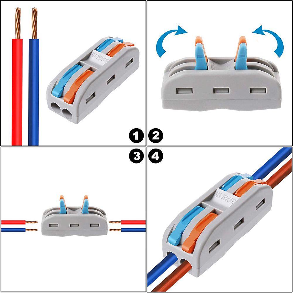 Quality Universal Reusable Electrical Connectors Quick Wire Connector Terminal Block Terminal Cable