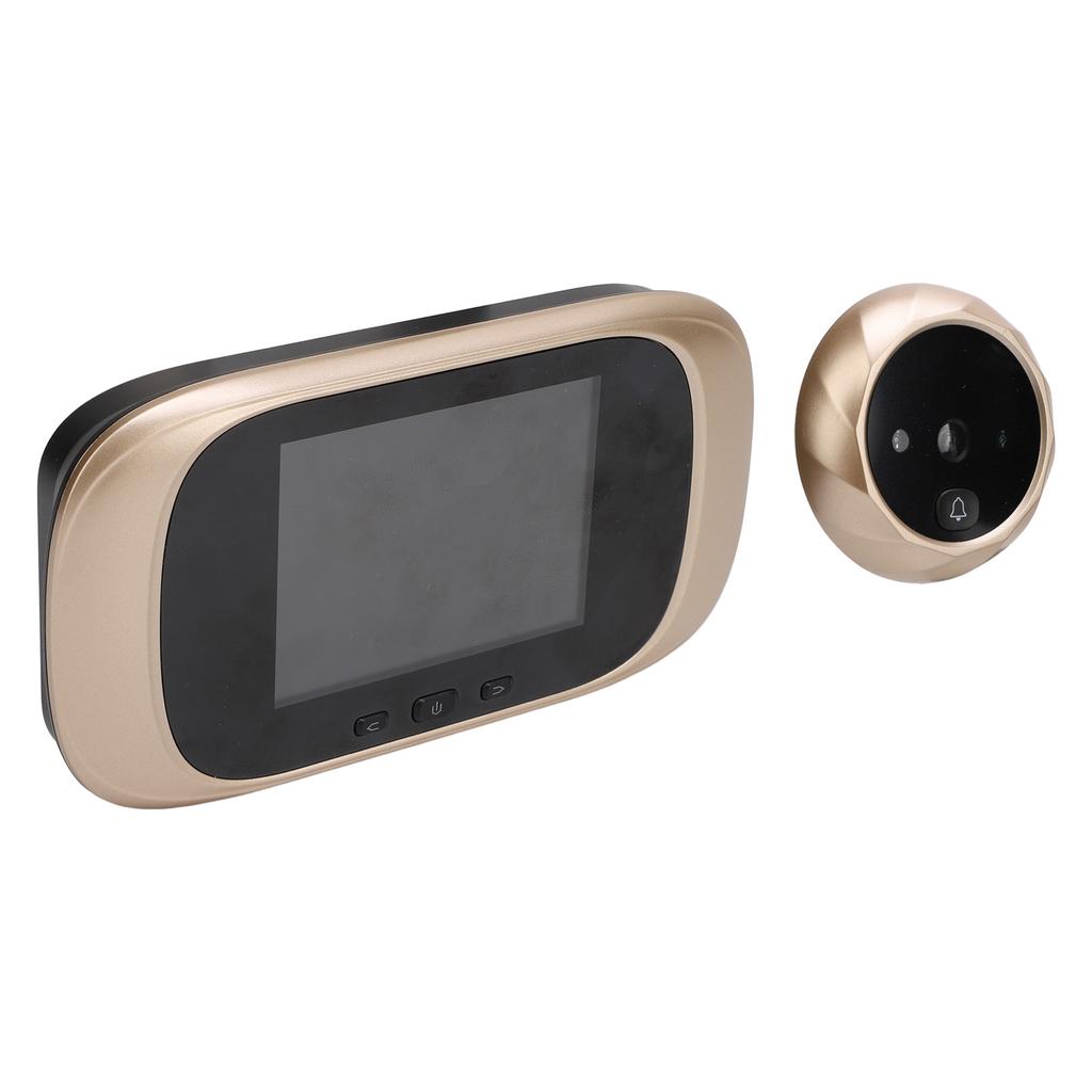 Visual Door Viewer Door Smart Peephole Camera Doorbell with 2.8 Inch LCD Display Infrared Night Visual Photo Taking for Home Security