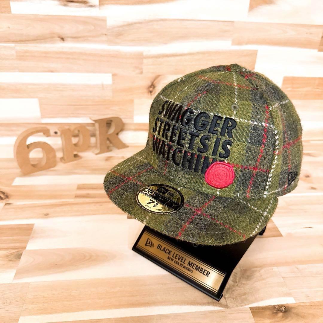 

[USED] Extremely Rare New Era x Swagger Limited Edition Collaboration Vintage Wool Cap in Khaki