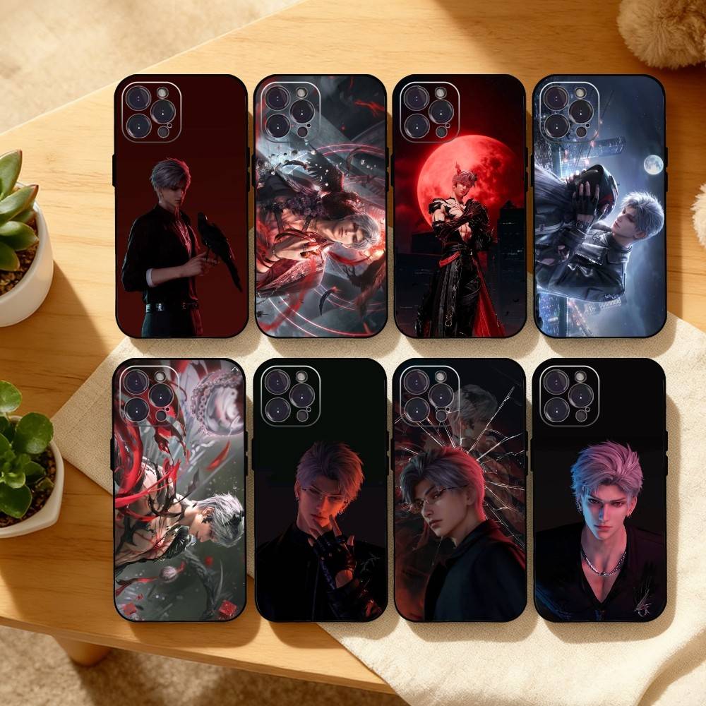 Sylus Love And Deep Space Phone Case For iPhone17,16,15,14,13,12,Plus,Pro Max, 5G Others Soft Black Cover