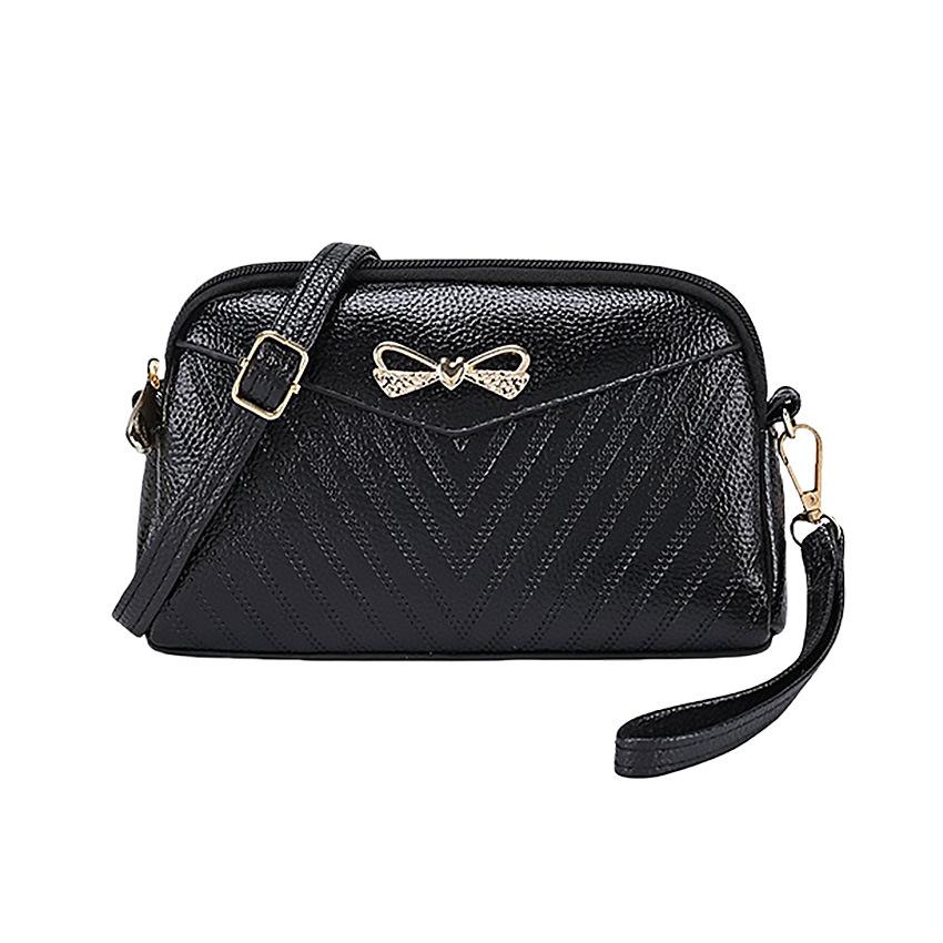 New Small Bag for Summer Women's Handheld Korean Crossbody Bag Soft Leather Mini Mobile Phone Bag for Work Small Bag