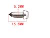 Float Valve General Purpose, 15.5MM*5.2MM, Compatible with Keihin Carburetors, Set of 4