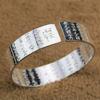 925 Sterling Silver New Women'S Men'S Fashion Jewelry Retro Lotus Carving Buddhist Sutra Blessing Bracelet