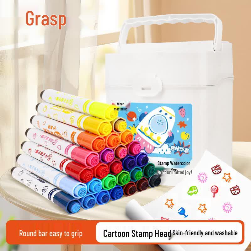 Master Refillable Washable Stamp Watercolor Pen Set