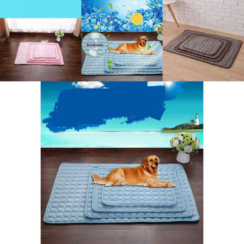 Luxurious And Soft Dog Cooling Mat Non-toxic Pet Cushion For Summer Comfort