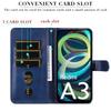 For Xiaomi Redmi A3/Poco C61 4G Magnetic Case Zipper Pocket Phone Cover with Calf Texture