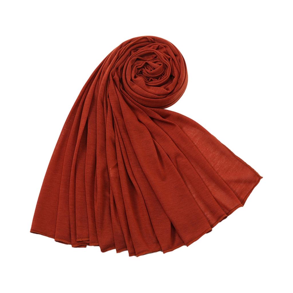 Women's Color Sweatcloth Long Scarf Warm Scarf Headscarf