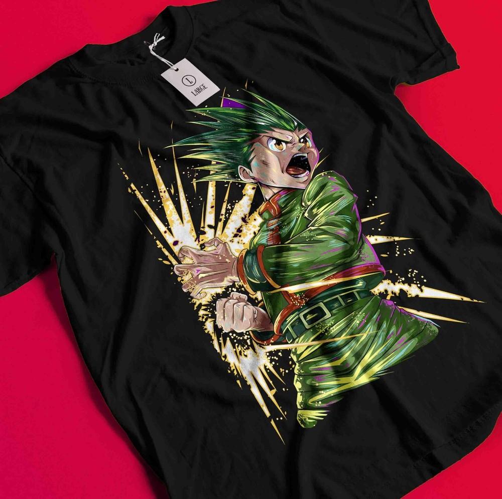 Gon Shirt Hunter X Hunter HXH Hisoka Tshirt Killua Tee T-Shirt Meruem Kurapika AA245