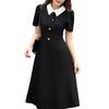 ZANZEA Womens Summer Casual Elegant Short Sleeve Dress
