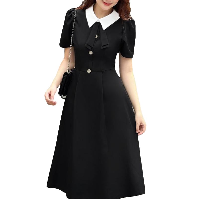 ZANZEA Womens Summer Casual Elegant Short Sleeve Dress