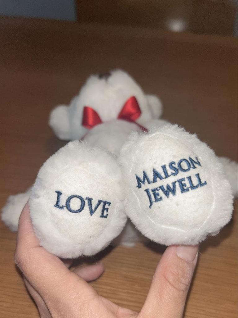 [USED] MAISON JEWELL Teddy Bear White
