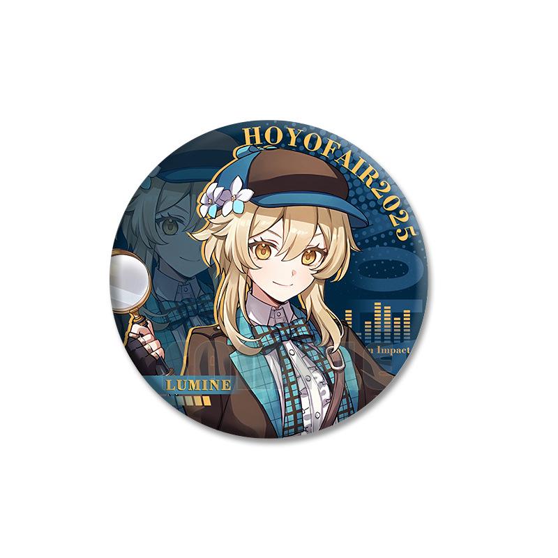 Genshin Impact 2025 Новый год HoYoFair Пиро Бог Марвекая Акриловая подставка