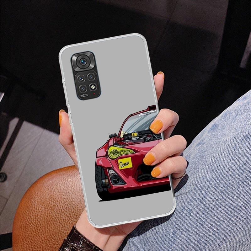 JDM Sports Cars Male Men Phnoe Case for Phnoe Case for Xiaomi Redmi Note 15 14 14S 13 Pro Plus 12 12S 11S 11E 10S 10 11T 5G Uniq