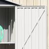 Vidaxl Garden Shed, Anthracite, 116X45X175 Cm, Galvanized Steel