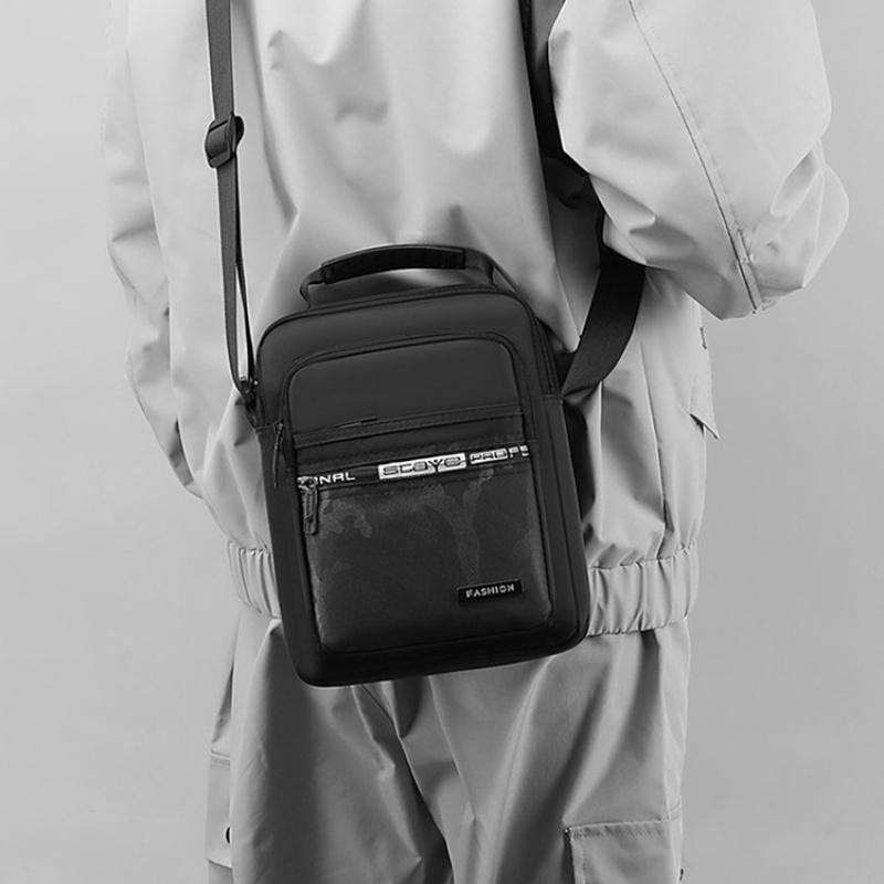 Мужская нагрудная сумка через плечо — фото 13