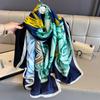 Women 180*90cm Fashion Beautiful Soft Silk Scarves Female Lady Shawl Hijab Wrap Foulard Bandanna Muffler Beach Pareo