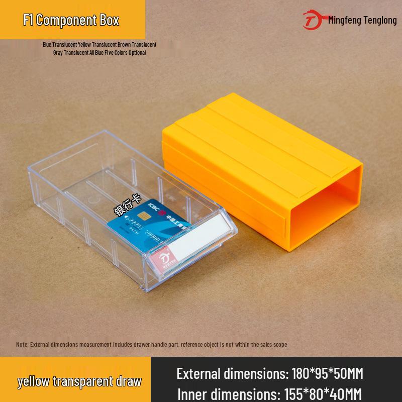 Desktop Drawer-Type Organizer Box, Thickened Storage Cabinet for Components and LEGO Bricks