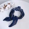 Fashion Woman 70x70cm Bandana Hairband with Punk Style Cashew Flower Pattern