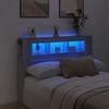 VidaXL LED Headboard, Bed Frame Headboard, Double Bed Accessory, Home Interior Bedroom Furniture, 837349