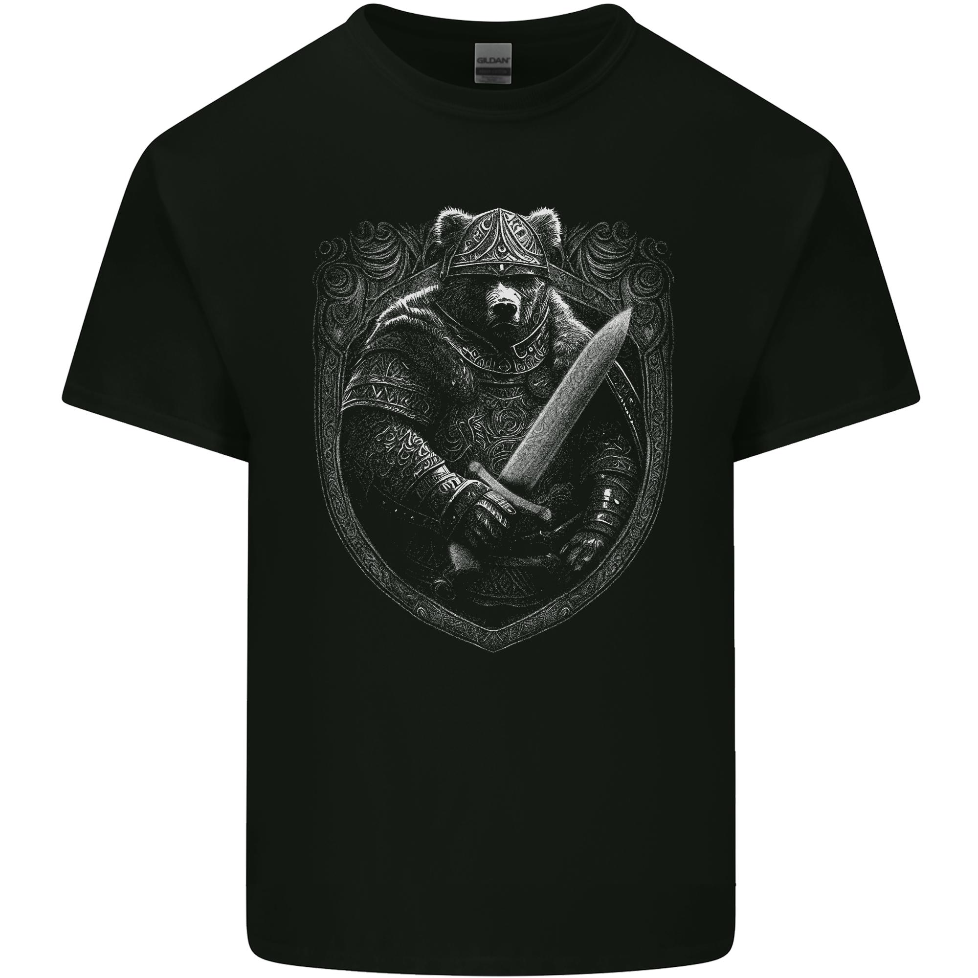 A Viking Bear With A Sword Unisexs Light Cotton TShirt S