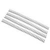 100Pcs Double   Wire Binding Spine 60 Sheet Capacity 3:1 Pitch 34   9.5mm Diameter Set Kit for   Paper