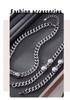 Chic European & American Fashion Stainless Steel Necklace & Bracelet Set - Light Luxury Decorative Chain
