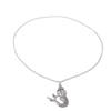 Accessori Collana con Ciondolo Sirena Vintage Catena Lunga per Maglione