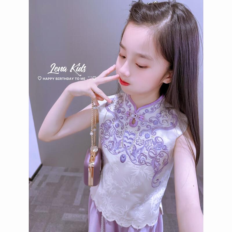 LENAKIDS Girls  Hanfu Inspired Collection 130 (Height 125-135cm)