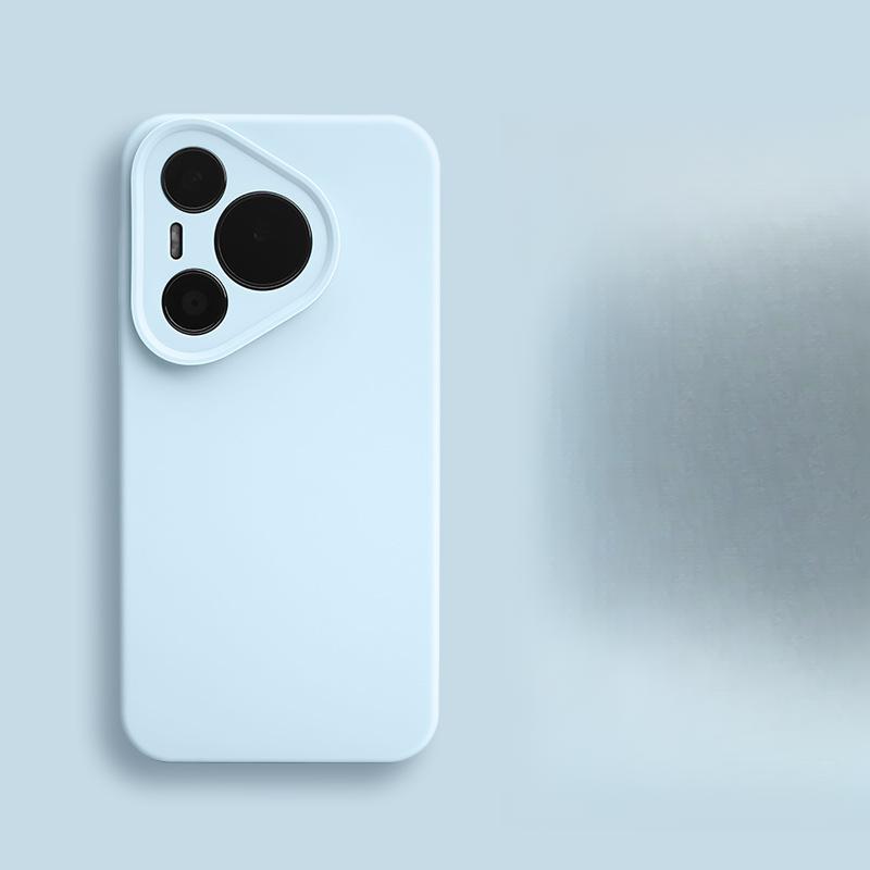 Solid-color Liquid Silicone Is Suitable for The High-end Feel of Huawei Pura70pro Phone Case and Anti-drop Protective Case for Mate60Pro