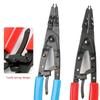 Heavy Duty Spindle Snaps Rings Pliers Internal External Circlip Pliers for Pickup Tool with Ratcheting Lock Mechanism