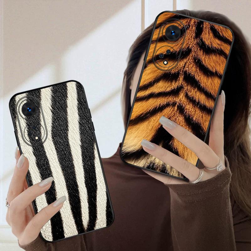 Tiger Skin Pattern For Oppo A98 54s 17 96 40 60 80 58 79 74 Reno 10 4Z 5G 5 Lite Find X 2 3 8 Pro 13 12 silicone soft phone case