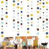 New Paper Circle Garland Banner Round Dots Colorful Colorful Dot Garland Hanging Party Garland Wedding Decorations