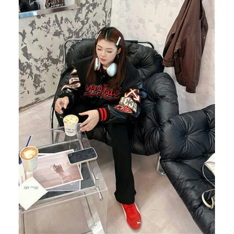 Stylish Patchwork Leather Baseball Jacket for Men - European & American Fashion