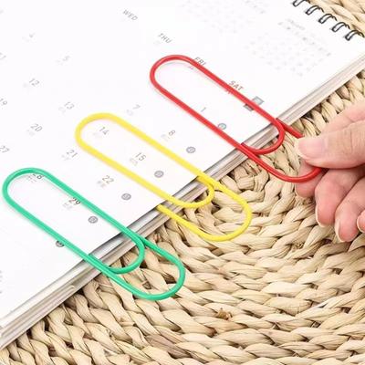 10 Pcs Metal Bookmark Zinc Zinc Alloy Big Paper Clips Stationary Accessories Filing Paper Clips  Student