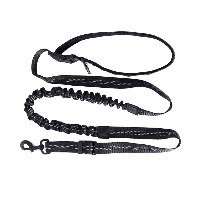 Laisse et corde de course multifonctionnelle et élastique antidéflagrante pour chien BOSKITTEN