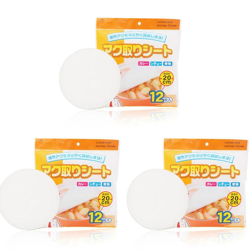 12-60 Pezzi Carta Assorbente per Olio Zuppa Cibo Usa e Getta Carta Filtro Olio Salutare Carta Assorbente Olio Cottura Accessori Cucina