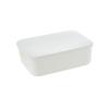 Plastic Storage Box with Lid - Ideal for Clothes, Snacks, and Sundries