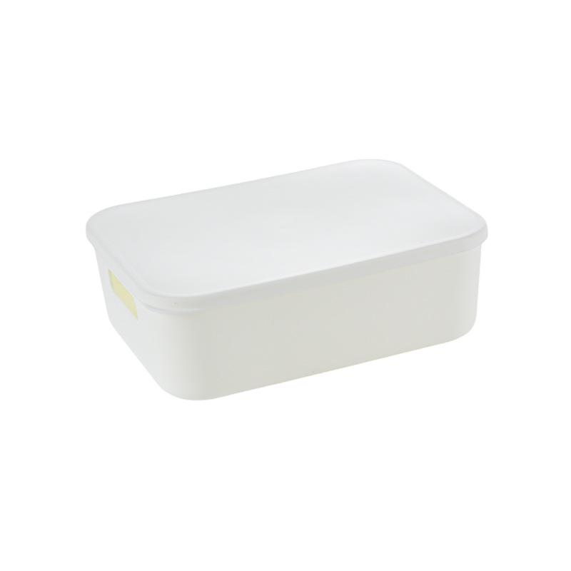 Plastic Storage Box with Lid - Ideal for Clothes, Snacks, and Sundries
