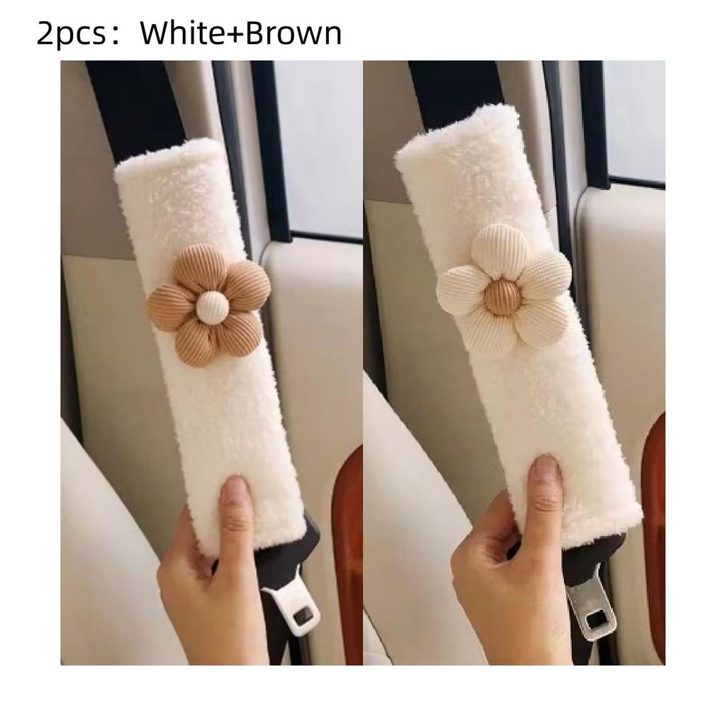 1Pc Car Styling Seat Belt Cover Shoulder Strap Harness Cushion Cartoon Bear Car Seatbelt Shoulder Pad Protector