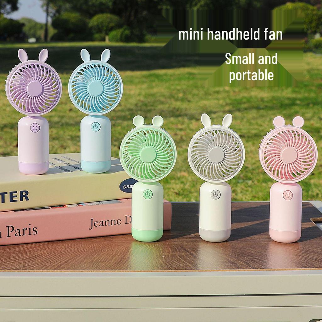 Mini USB Rechargeable Capybara Handheld Fan - Student Portable with Powerful Wind