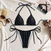 Micro Bikini Sexy Swimsuits For Women Swimwear Dot Brazilian Bikini Set Thong Biquini Swim Suits String Beachwear Female