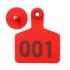 100Pcs Farm Equipment Cow Ear Tag Card 001-100 Numbers Pig Sheep Ear Sign Cattle Ear Marker  Cow