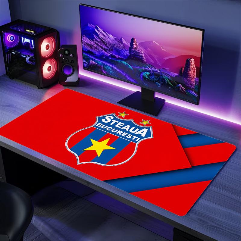 FCSB Print Cushion Non-slip Laptop Tablet Big Mousepad XXL Mat Mini PC Playmat With Lock edge