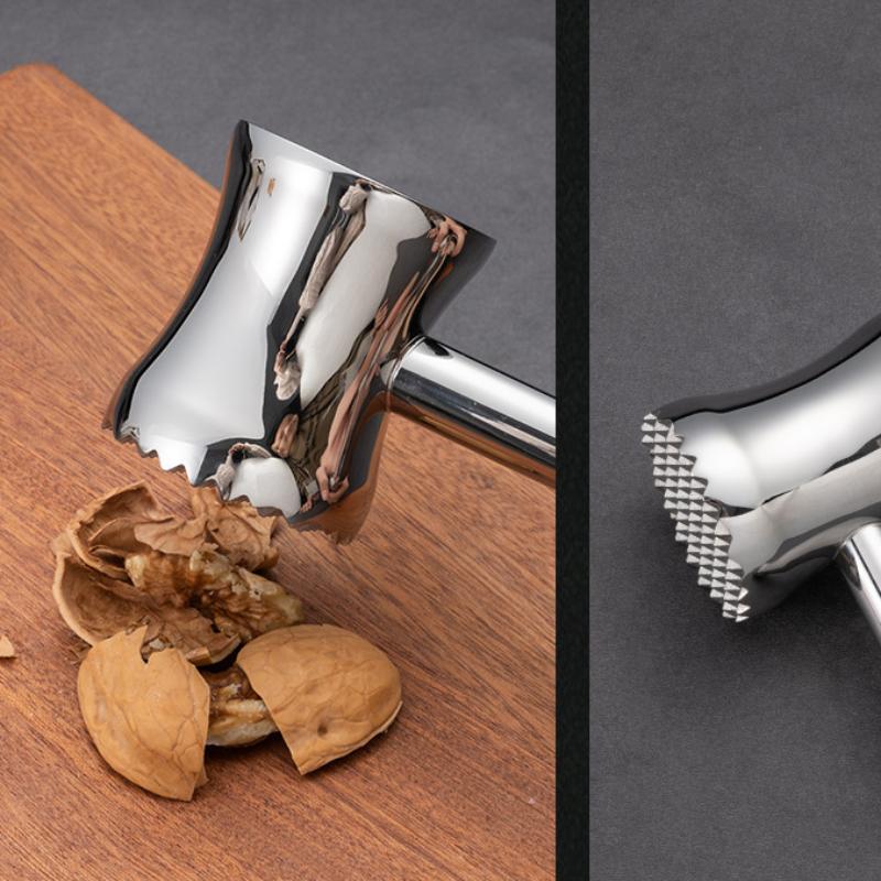 HANYANG Meat Hammer 304 Stainless Steel Meat Hammer Steak Steak Breakers Home Loosening Needle Tender Meat Double-sided Smash
