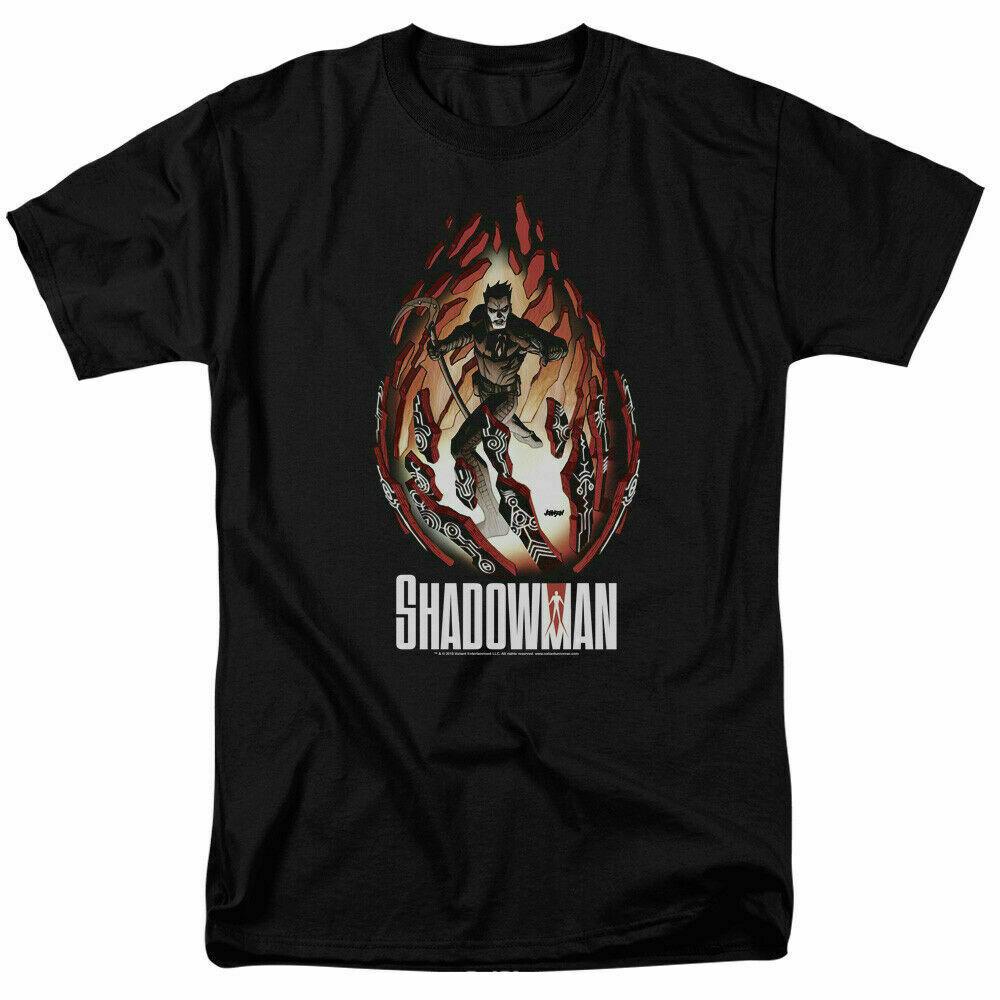Shadowman Burst T Shirt Licensed Comic Book Tee Black XXXXL