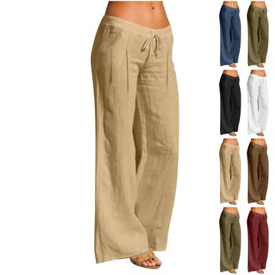 Women's Casual Loose Pants Straight Wide Leg Pants Casual Pants